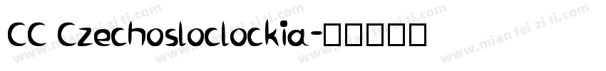 CC Czechosloclockia字体转换